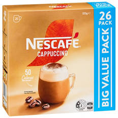 Cappuccino Latte Coffee Sachets 26 Pack 325g