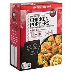 Southern Fried Chicken Poppers Meal Kit 210g