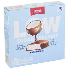 Low Sugar Delight Bars Choc Coconut 5 Pack 160g