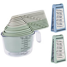 Grater and 15 Pieces Measuring Set