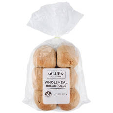 Wholemeal Rolls 450g