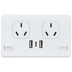 Double USB Power Point