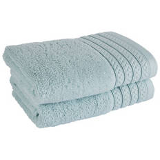 Soft Blue Hand Towel 2 Pack
