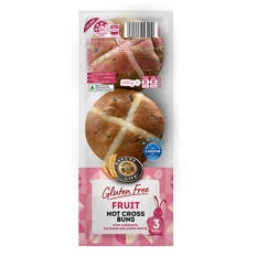 Gluten Free Hot Cross Buns 3 Pack 180g