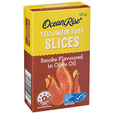 Yellowfin Tuna Slices Smoke Flavoured In Olive Oil 125g