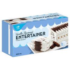Entertainer Vanilla Flavoured Frozen Dessert 650ml