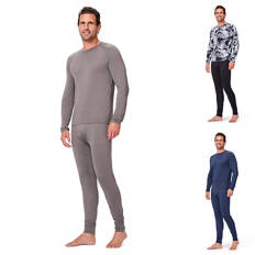 Men's Ski Thermal Underwear 2 Piece Set