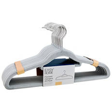 Flocked Coat Hangers 20 Pack