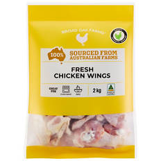 RSPCA Approved Chicken Wings Bulk 2kg