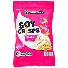 Salt & Vinegar Soy Crisps 200g