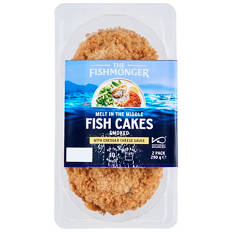Smoked Fish Cakes with Cheddar Cheese Sauce 2 Pack 290g