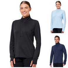Adult's Quarter Zipped Top or Zipped Jacket