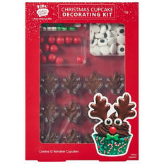 Reindeer Christmas Cupcake Decorating Kit 73g