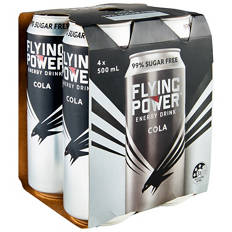 Flying Power Energy Drink Cola 4 Pack 500ml