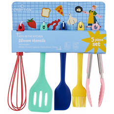 Silicone Mini Utensil 5 Piece Set