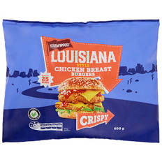 Louisiana Style Chicken Breast Burgers 600g