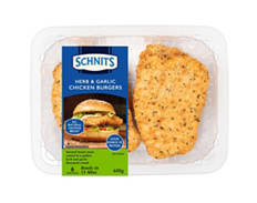Chicken Schnitzel Burgers 600g