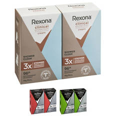 Clinical Protection Antiperspirant Deodorant 96 Hour 2 Pack 48g