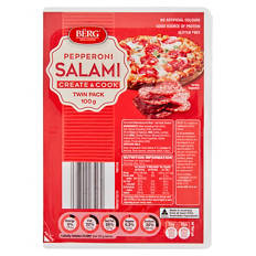 Pepperoni Sliced Twin Pack, 100g