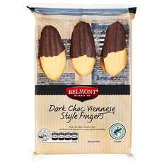 Dark Choc Viennese Style Fingers 6 Pack 190g