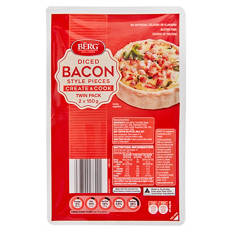 Diced Bacon Pieces 2 x 150g