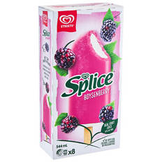 Splice Boysenberry 8 Pack 544ml