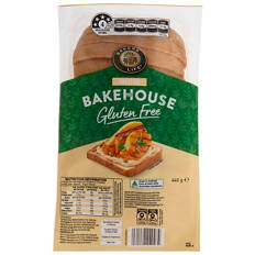 Bakehouse Gluten Free White Bread 440g