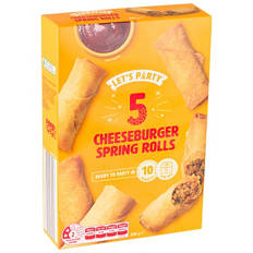 Cheeseburger Spring Rolls 5 Pack 250g