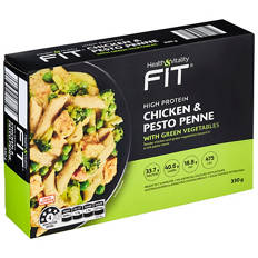 Chicken & Pesto Penne with Green Vegetables 330g