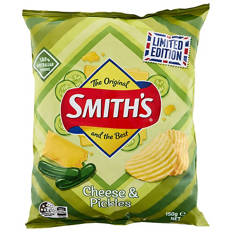 Crinkle Cut Cheese & Pickles 150g
