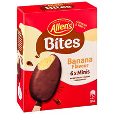 Bites Banana 6 Pack 360ml