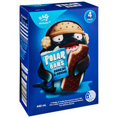 Polar Bars Choc Vanilla 4 Pack 440mL