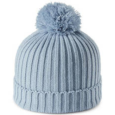 Children's Knitted Beanie with Pom Pom