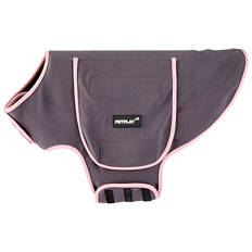 Calming Dog Jacket Grey/Pink