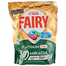 Platinum Plus Dish Tabs 40 Pack