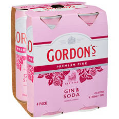 Pink Gin and Soda 4x250ml