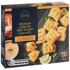 Premium Lobster Puff Pastry Canapes 240g
