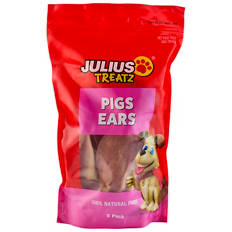 Dog Treat Pigs Ears 5 Pack