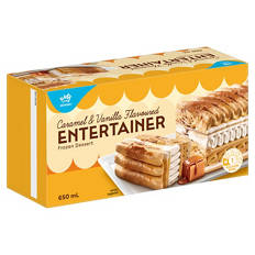 Entertainer Caramel & Vanilla Flavoured Frozen Dessert 650ml