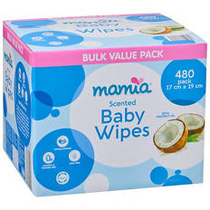 Baby Wipes with Coconut Oil 6x80 Pack