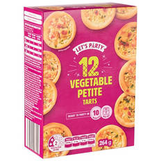 Vegetable Petite Tarts 12 Pack 264g