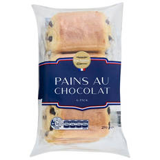 Pains Au Chocolat 6 Pack 270g
