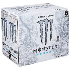 Zero Ultra Energy Drink 6 Pack 500ml