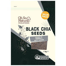 Black Chia Seeds 1kg