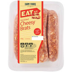 Pork & Beef Cheesy Bratwurst 450g
