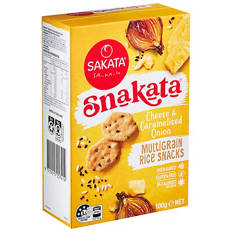 Cheese and Caramalised Onion Rice Snacks 100g