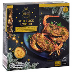 Split Rock Lobster with French Style Sauce 450g
