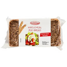 German Wholemeal Rye Bread 500g