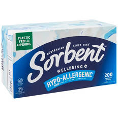 Hypo-Allergenic Facial Tissues 200 Pack