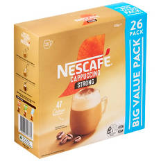Coffee Sachets Strong Cappuccino  26 Pack 325g